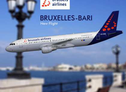 Nuova Tratta Bruxelles - Bari operato da Brussels Airlines